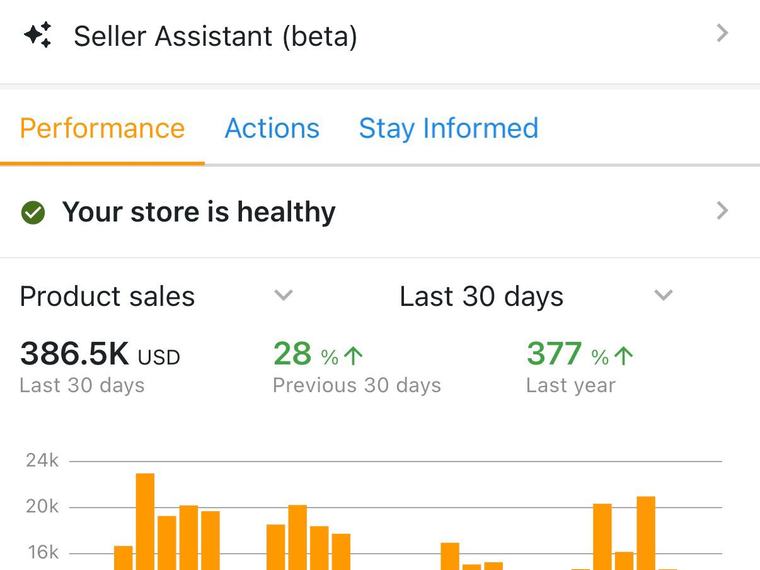 Amazon sales screenshot 3