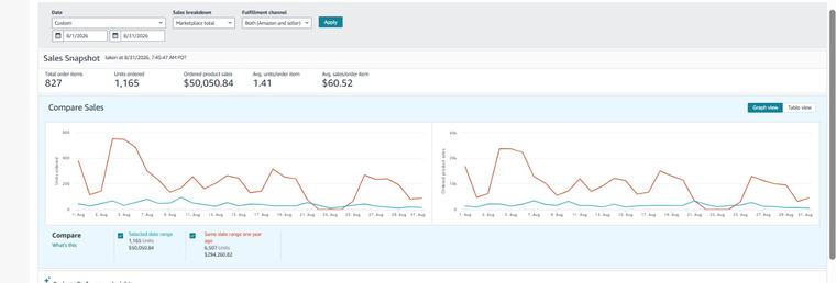 Amazon sales screenshot 9